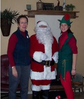 Jean as Santa