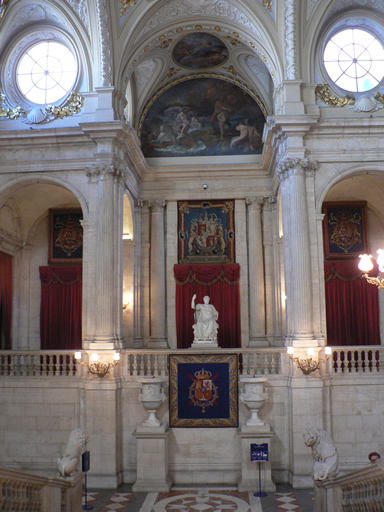 Inside the Royal Palace, Madrid