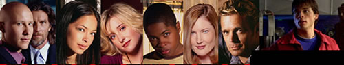 Banner of Smallville cast